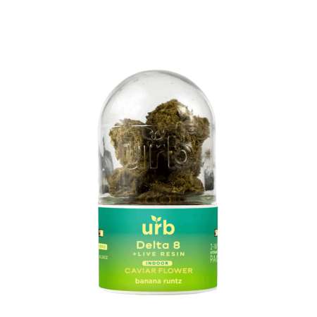 URB Delta-8 Live Resin Indoor Caviar Flower - 7G