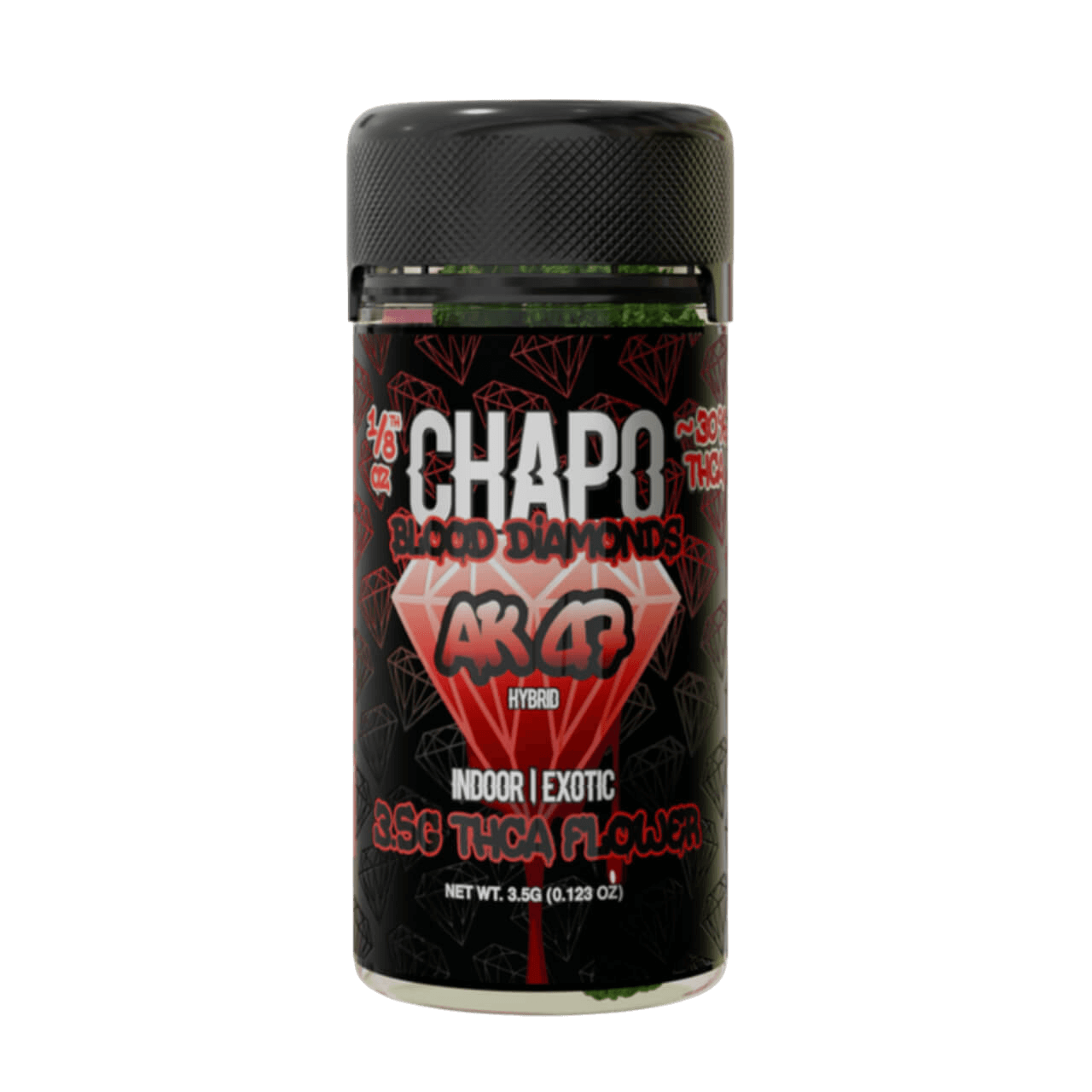 Chapo Blood Diamonds THC-A Exotic Indoor Flower - 3.5G
