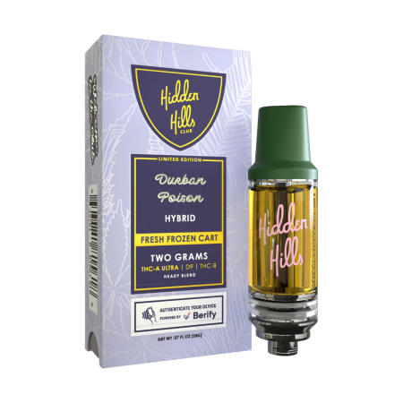 Hidden Hills Club Heady Blend THC-A Ultra Delta-9 THC-B Cartridge - 2G